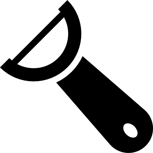 Peeler tools and utensils kitchenware peeler icon