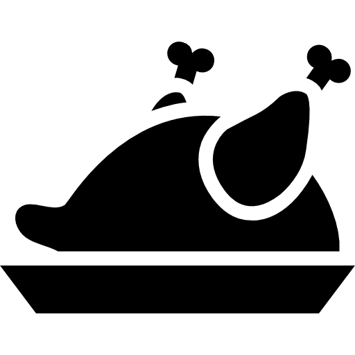 Roast chicken turkey leg chicken roast chicken icon