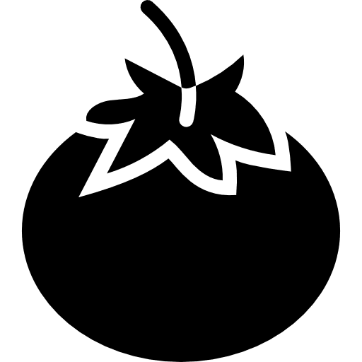 Tomato diet fruit organic icon