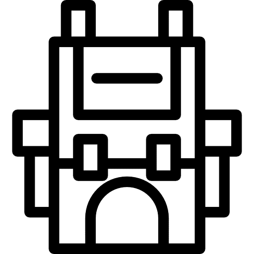 Backpack backpack bags baggage icon