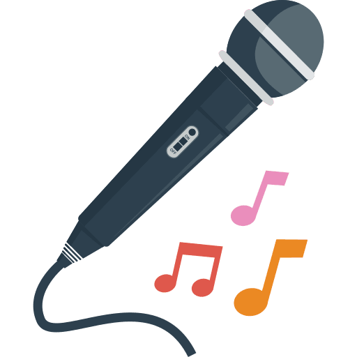 Microphone speaker microphone sing icon