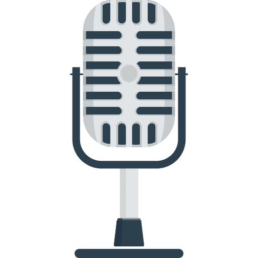 Microphone vintage technology radio icon