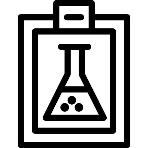 Clipboard bar chart delivery logistics icon