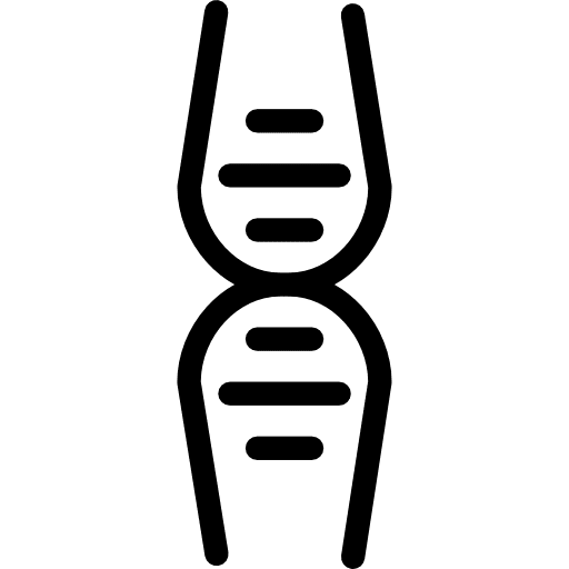 Dna dna structure medical deoxyribonucleic acid icon
