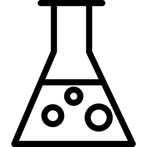 Flask chemical education flask icon