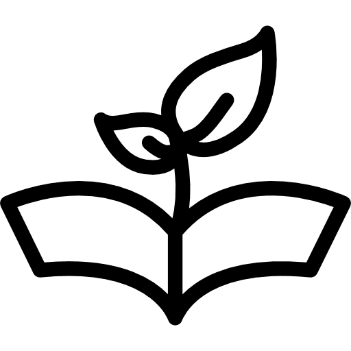 Open book leisure reading business icon