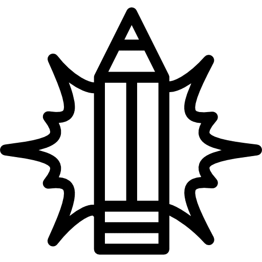 Pencil tools and utensils writing edit icon