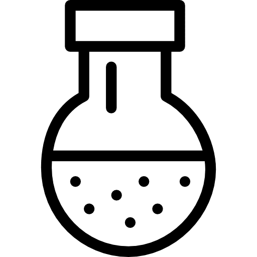Flask chemical science flasks icon