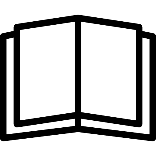 Open book study open book education icon