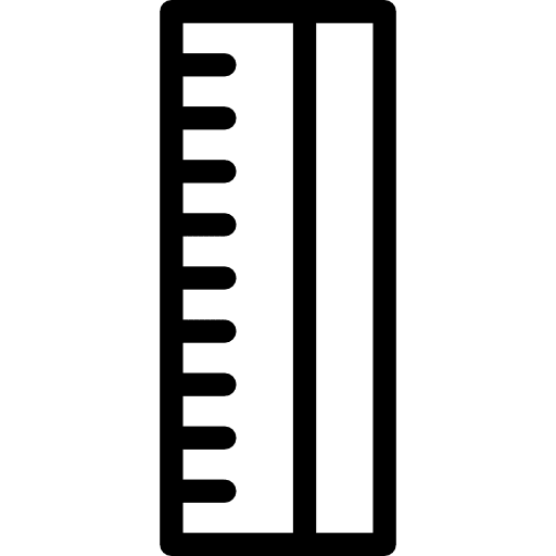 Ruler fitness ruler tools icon