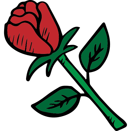 Rose gardening valentines day valentines icon