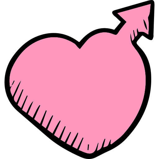 Male heart male gender icon