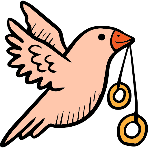 Pigeon rings pigeon animals icon