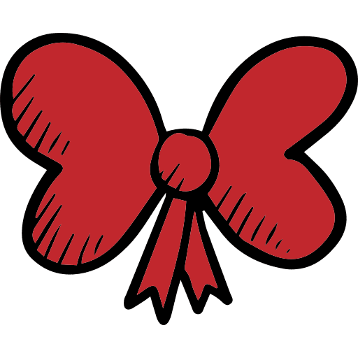 Bow tie bow tie elegant clothing icon