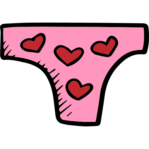 Panties fashion hearts panties icon