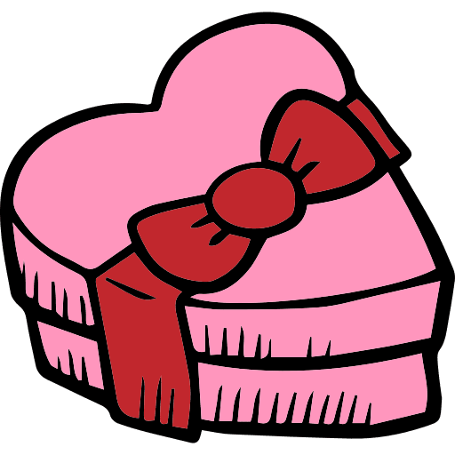 Gift gift romanticism valentines day icon