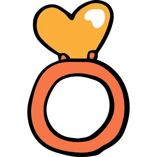 Ring romantic lovely ring icon