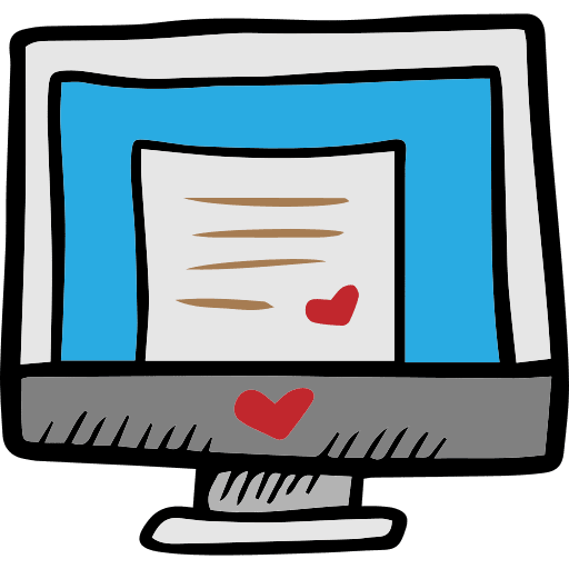 Screen computer technology monitor icon