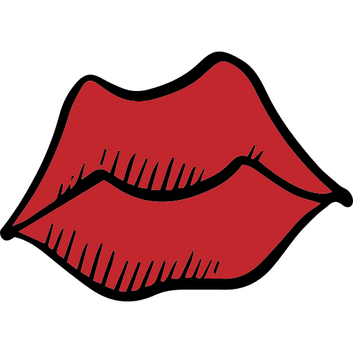 Kiss kiss body part romantic icon