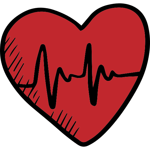 Heart heart health care valentines day icon