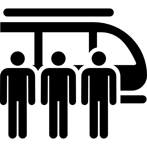 Train transport metro humanpictos icon