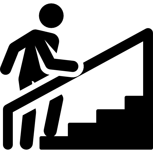 Stairs humanpictos stairs climbing stairs icon
