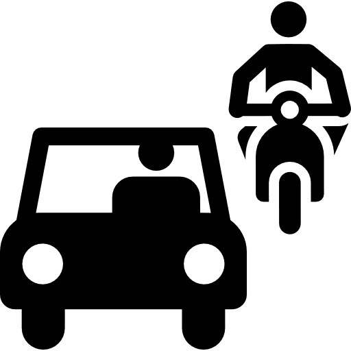 Traffic motorbike transportation transport icon