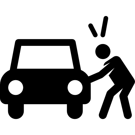 Locked car people car locked car icon