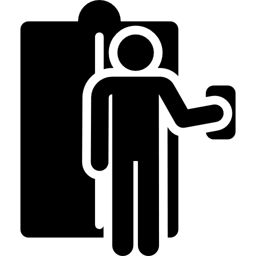 Elevator humanpictos people elevator icon