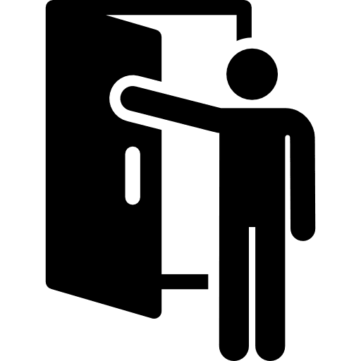 Exit exit people humanpictos icon