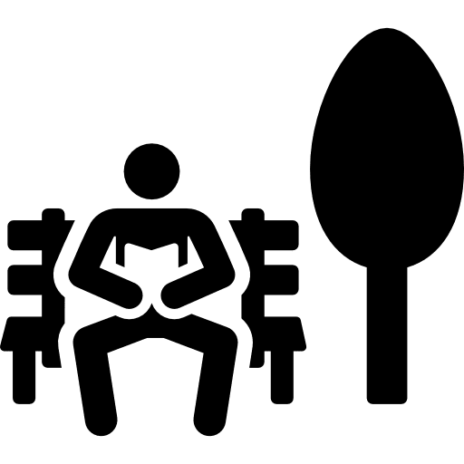 Park people park tree icon