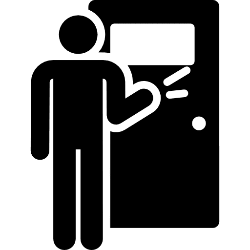 Entrance people entrance door icon