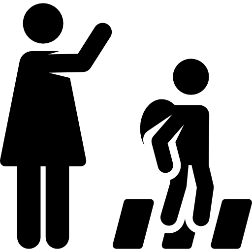 Goodbye travel people humanpictos icon