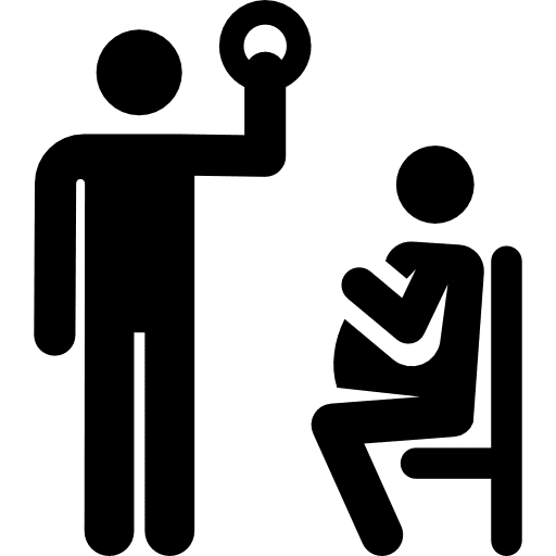 Pregnant priority public transport humanpictos people icon