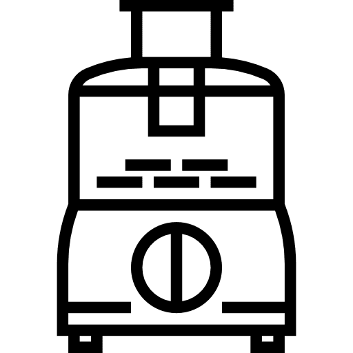 Food processor food and restaurant cooking kitchenware icon