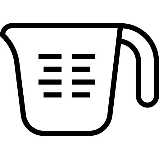 Measuring cup measuring cup utensil food and restaurant icon