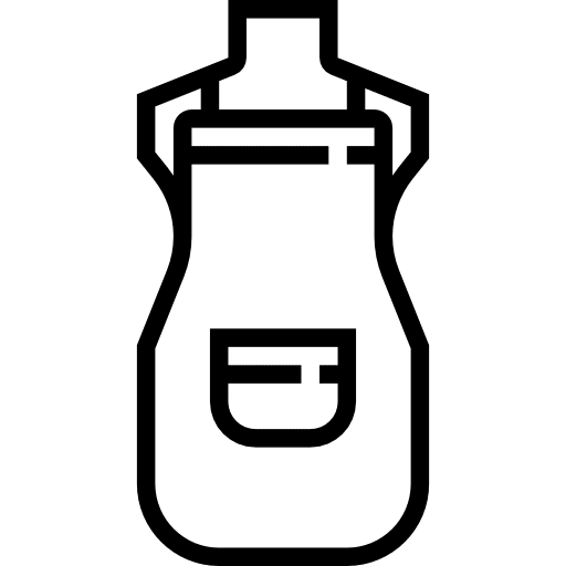 Apron food and restaurant apron fashion icon