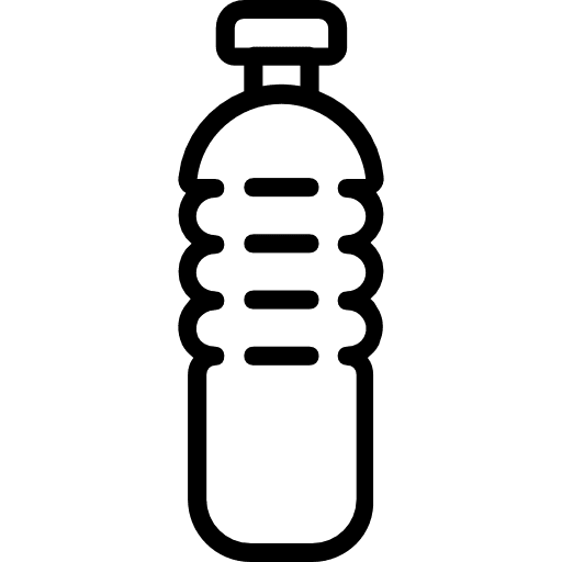 Bottle food and restaurant drink healthy food icon