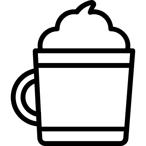 Chocolate coffee hot drink food icon