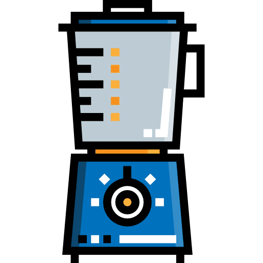 Blender kitchenware cooking mixer icon