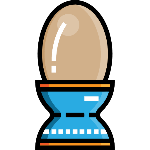 Fried egg fried egg boiled egg protein icon