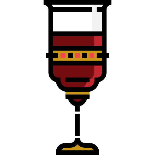 Glass tools and utensils champagne beverage icon