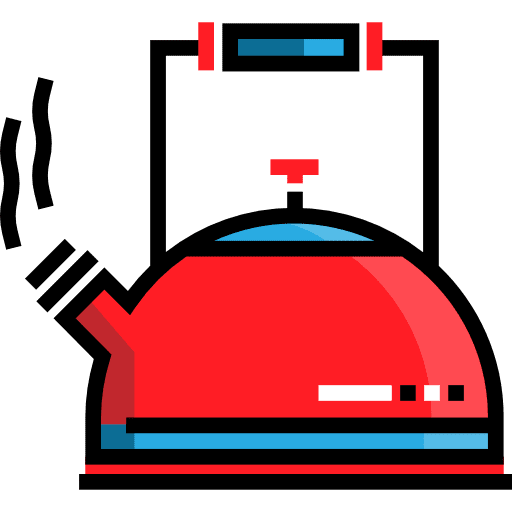 Kettle tools and utensils kettle hot drink icon