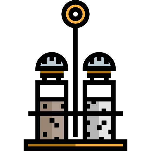 Salt condiment salt food icon