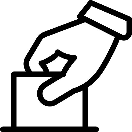 Elections politician poll election icon