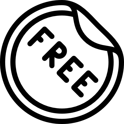 Free signaling label tag icon