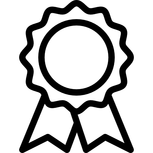 Medal reward sports and competition award icon