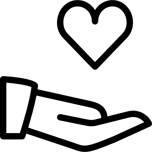 Heart like shapes and symbols shapes icon