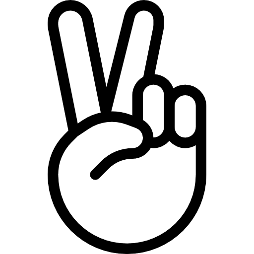 Victory victory motivation gesture icon