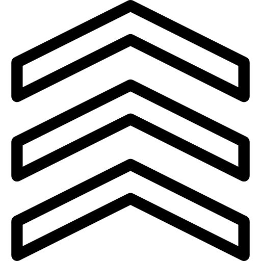 Chevron shapes and symbols insignia chevron icon